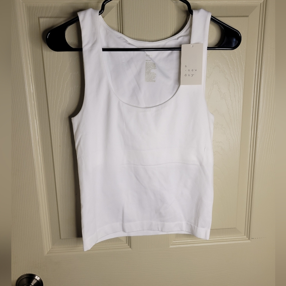 A New Day Women's Classic White Tank Top